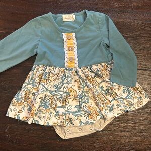 Marie Nicole Floral Baby Dress